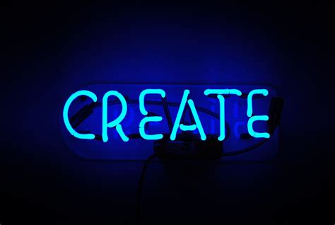 Create Neon Sign Noble Gas Industries Neon Signs Blue Aesthetic Tumblr Neon