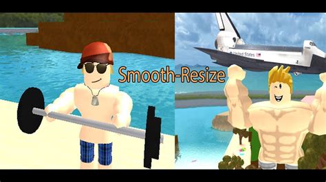 Roblox Muscle Buster Smooth Resize Youtube