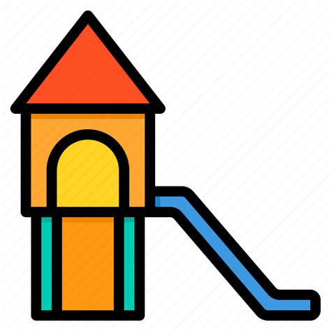 Kids Park Play Playground Slide Toy Icon Download On Iconfinder