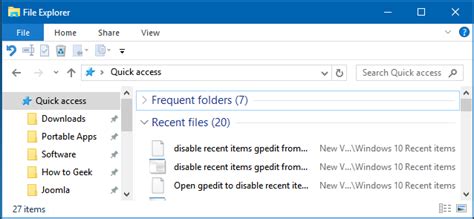 Hoe Kan Ik Recente Bestanden Uitschakelen En Wissen In Windows Tutorials Voor Windows Bulletin
