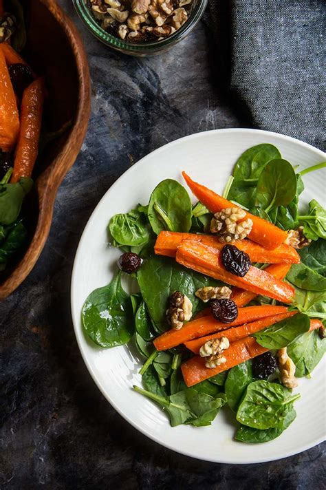 Maple Roasted Carrot Salad — Foraged Dish