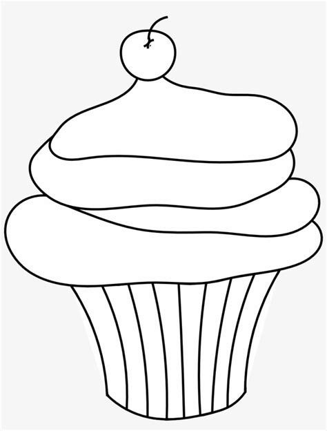 Cupcake Outline Png