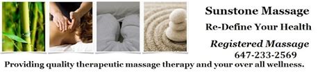 Sunstone Registerd Massage Therapy Woodbridge Wellness And Health