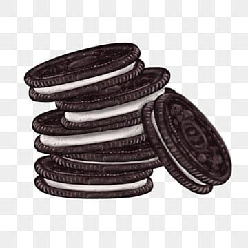 Oreos PNG Transparent Black Oreo Biscuit Snack Cookie Clipart Black