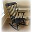 Vintage Rocking Chair With Damaged Finish Gets A New Look