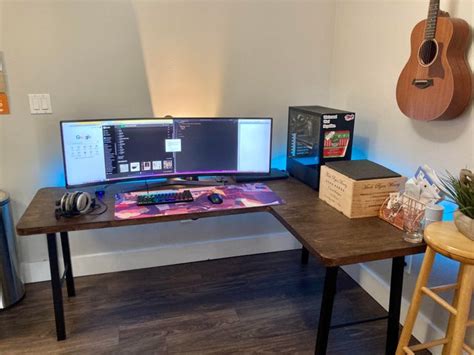 A Friend Of Mine Built Me A Custom Desk Recently And I Finally Feel