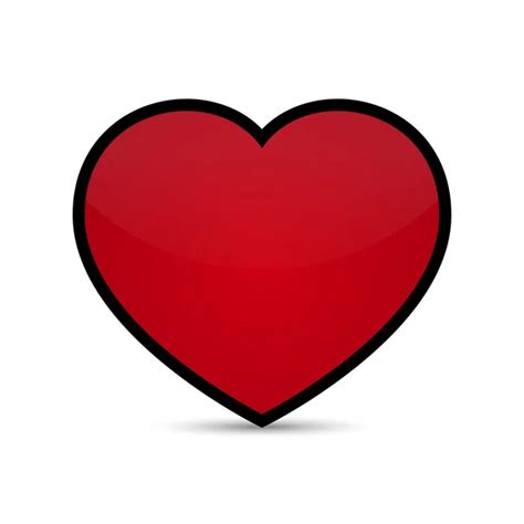 Dibujado A Mano Pintado Corazón Rojo Elemento Vectorial Para Su Diseño