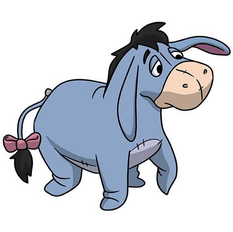 Eeyore From Winnie The Pooh Easy Ways To Draw Eeyore From Winnie The Phoo Inouye Ittless