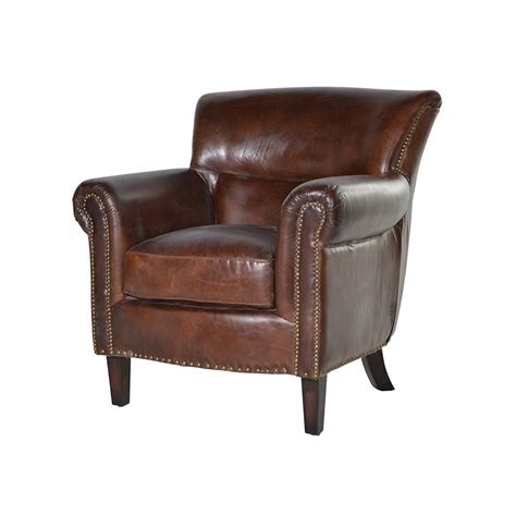 Vintage Leather Classic Armchair Living Room From Breeze Furniture Uk