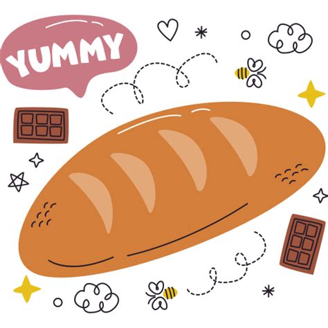 Bread Stickers Free Food Stickers