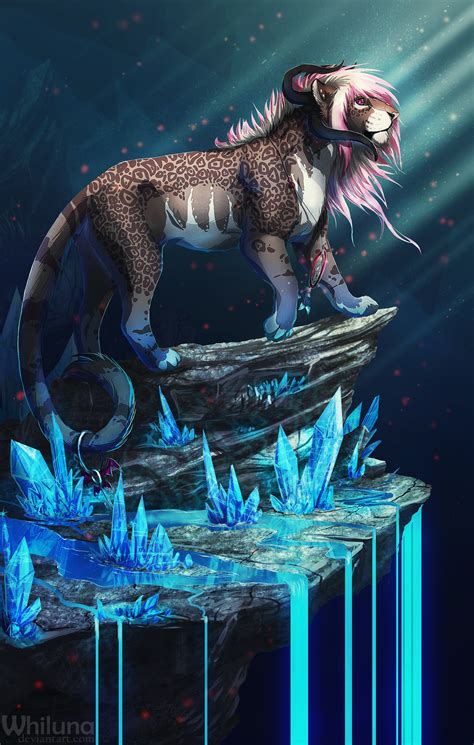 Glowing Blue By Whiluna On Deviantart Mythical Creatures Art Fantasy