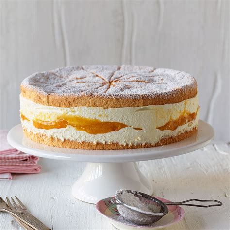 Käse- Sahne - Torte mit Mango