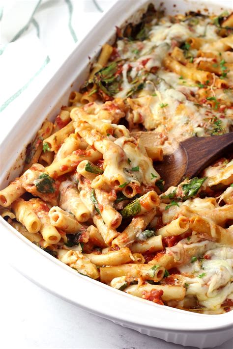 Baked Ziti With Spinach The Toasty Kitchen