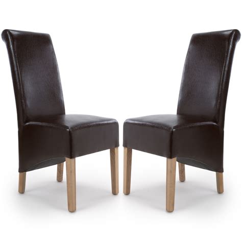 Enjoy free shipping on most stuff, even big stuff. Dining Chairs - Shankar Krista Brown Bonded Leather Chairs