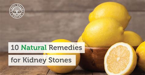 10 Natural Remedies For Kidney Stones