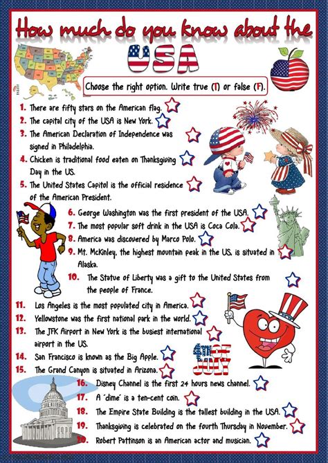 Culture Of The United States Interactive And Downloadable Worksheet