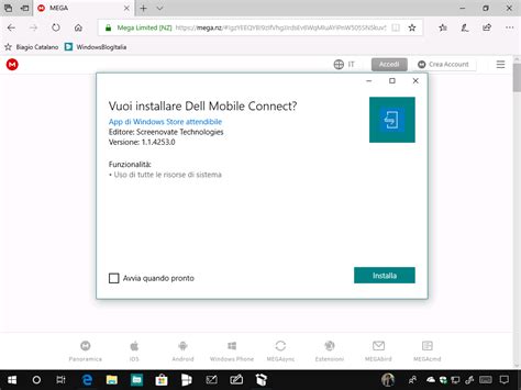 If you were using a different manufacturer's windows 10 pc, it was the first thing to do is to open the dell mobile connect app page via a web browser and then click the three dots menu located next to the install. Come installare l'app esclusiva Dell Mobile Connect su ...