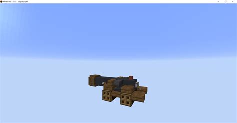 Building A Gun Each Day In Minecraft Day 2 Anouther Naval Cannon This