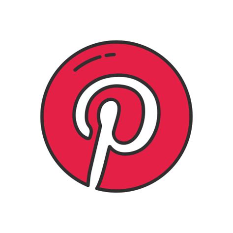 Pinterest Logo Logo Label Pinterest Icon