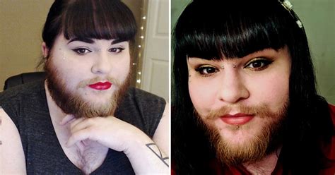 woman finds love and grows a beard after deciding to stop shaving her face metro news
