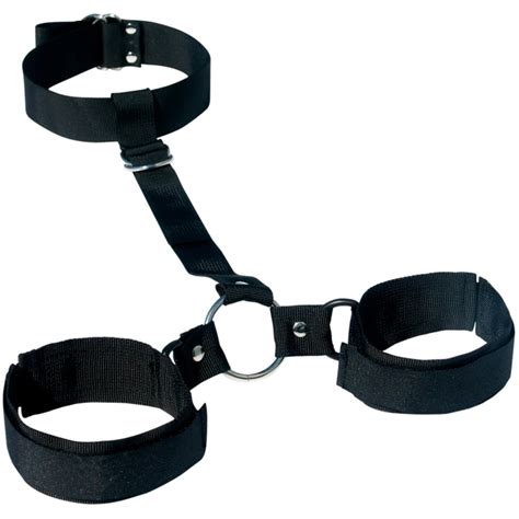 Sex And Mischief Shadow Restraint With Collar And Cuffs Buy Here