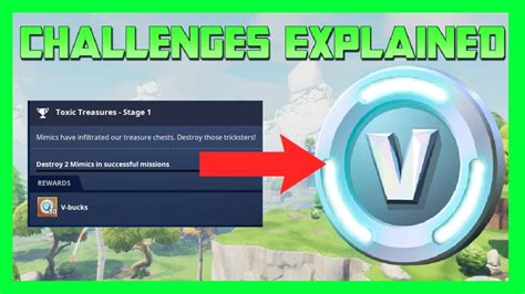 Fortnite Save The World Challenges Explained How To Get V Bucks From