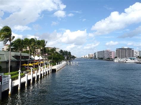 The Intracoastal Waterway From The Atlantic Blvd Bridge Intracoastal Waterway Pompano Beach