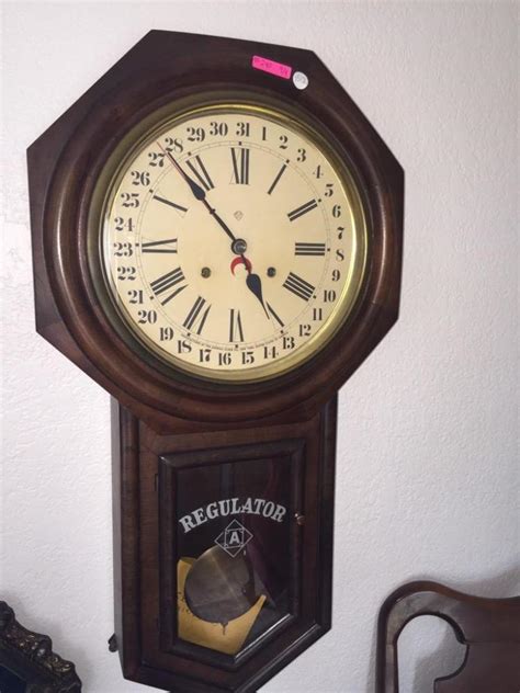 Gorgeous Ansonia 31 Day Time And Strike Regulator Wall Clock