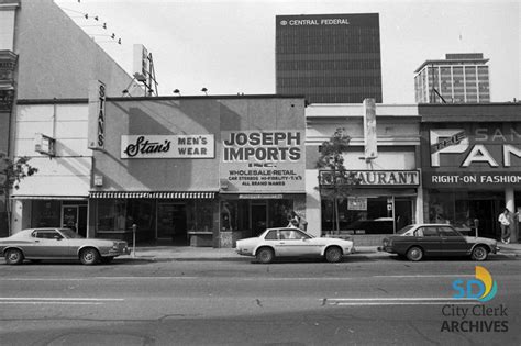 Fifth Avenue Shops Circa 1970s City Of San Diego Official Website