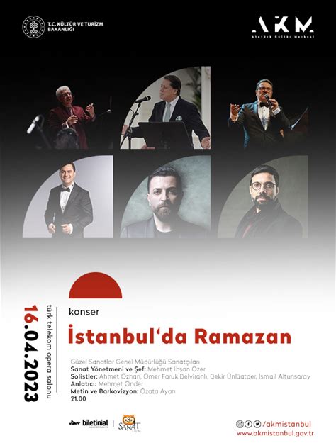 İstanbul da Ramazan Güzel Sanatlar Genel Müdürlüğü Sanatçıları