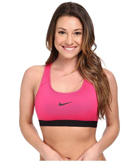 Nike Pro Classic Padded Womens Medium Support Sports Bra In Pink Lyst