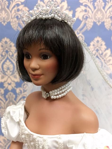Vanessa Porcelain Bride Doll An Original Issue Designed By Artist Judy Belle In An Exclusive