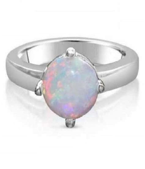 1025 Carat Pure Opal Silver Ring By Kundli Gems N Buy 1025 Carat