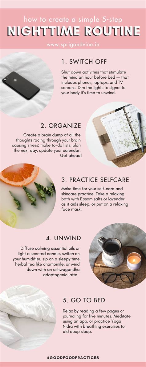 How To Create A Nighttime Routine For Better Quality Sleep Sprig And Vine