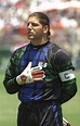 Portrait of USA goalkeeper Tony Meola before the World Cup match ...
