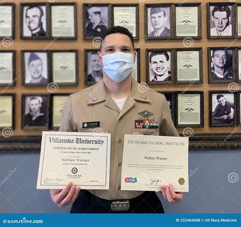 Hospital Corpsman First Active Duty Sailor To Achieve Lean Sigma Six
