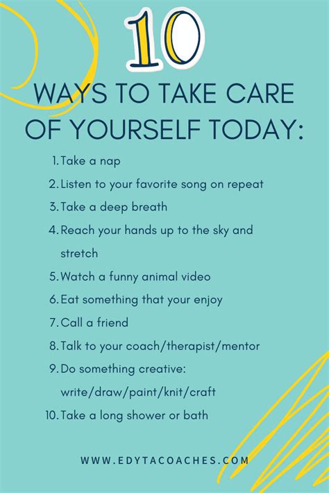 10 Ways To Take Care Of Yourself Today How Are You Feeling Self Care
