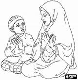 Coloring Muslim Printable Islamic Getcolorings Getdrawings sketch template
