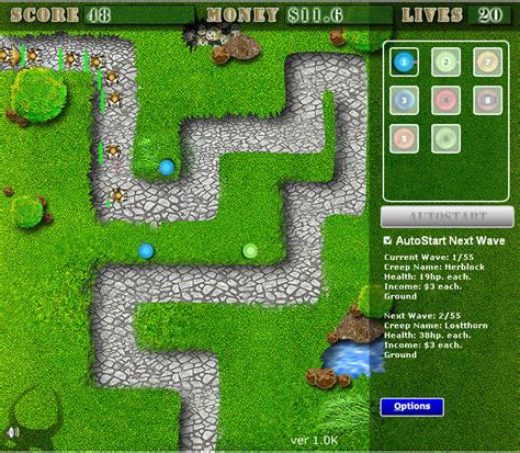 Play Tower Defence War Free Online Games With