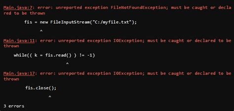 Java Exceptions And Exception Handling With Examples
