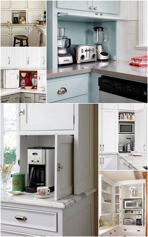 21 Stunning Kitchen Appliance Storage Home Decoration Style And Art