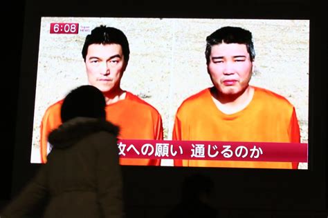 Japans Prime Minister Condemns Video Said To Show Hostage Killed By Islamic State The
