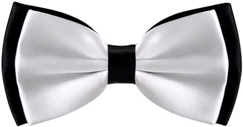 Bowtie For Men Fancy Adjustable Pre Tied Wedding Party Bow Ties White