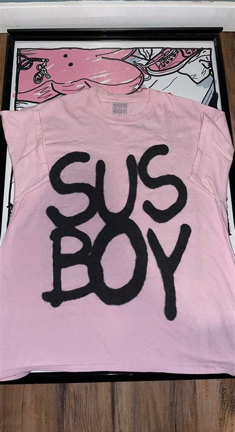 Sus Boy Lil Peep X Sus Boy Limited Edition Pink Tee Gem