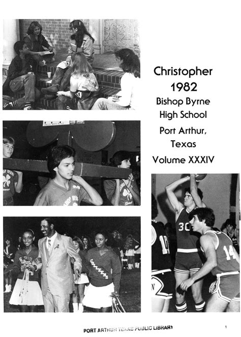 The Christopher Yearbook Of Bishop Byrne High School 1982 Page 1
