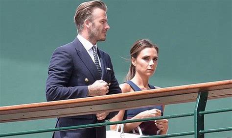 Victoria Beckham Accompanies Husband David To Watch Wimbledon Final In
