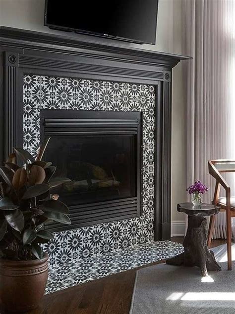 14 Fresh Designs For Tiled Fireplaces Bob Vila Bob Vila