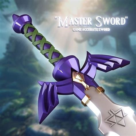 Hd Master Sword Game Accurate Sword Legend Of Zelda 3d Model 3d