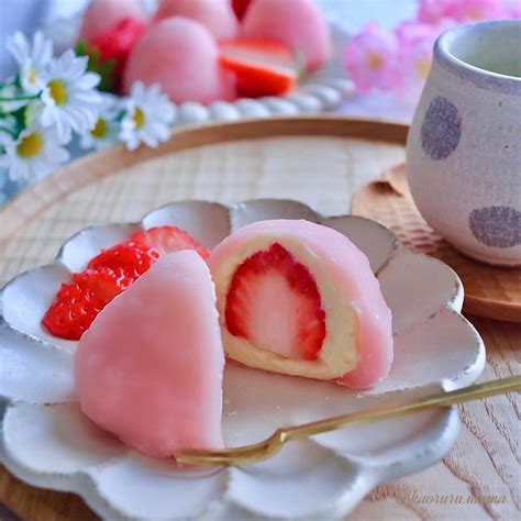 🌱 Daifuku Or Daifukukumochi Is A Japanese Confection Made Of Glutinous