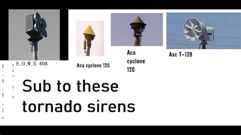 Sub To These Tornado Sirens On Youtube Youtube